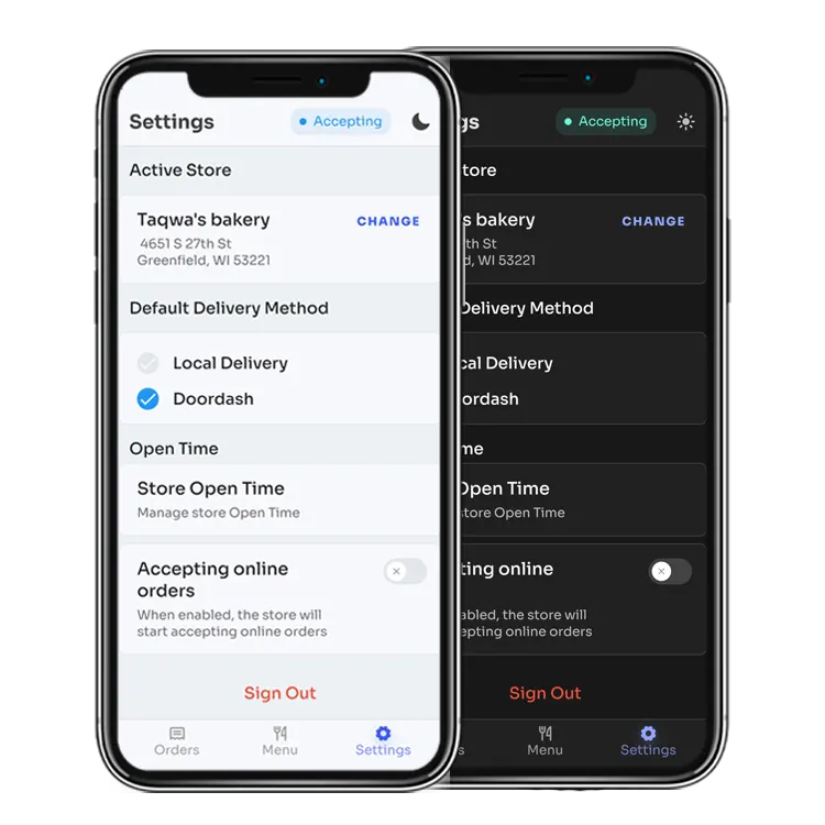 Mobile App for Digital Restaurants Ordering System